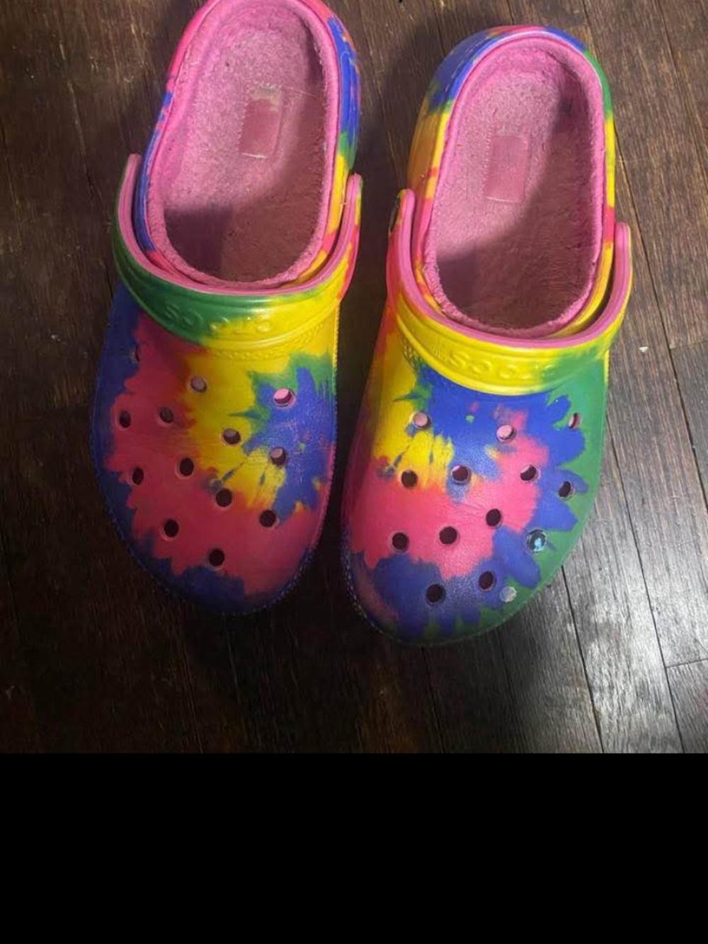 Tie-Dye Crocs